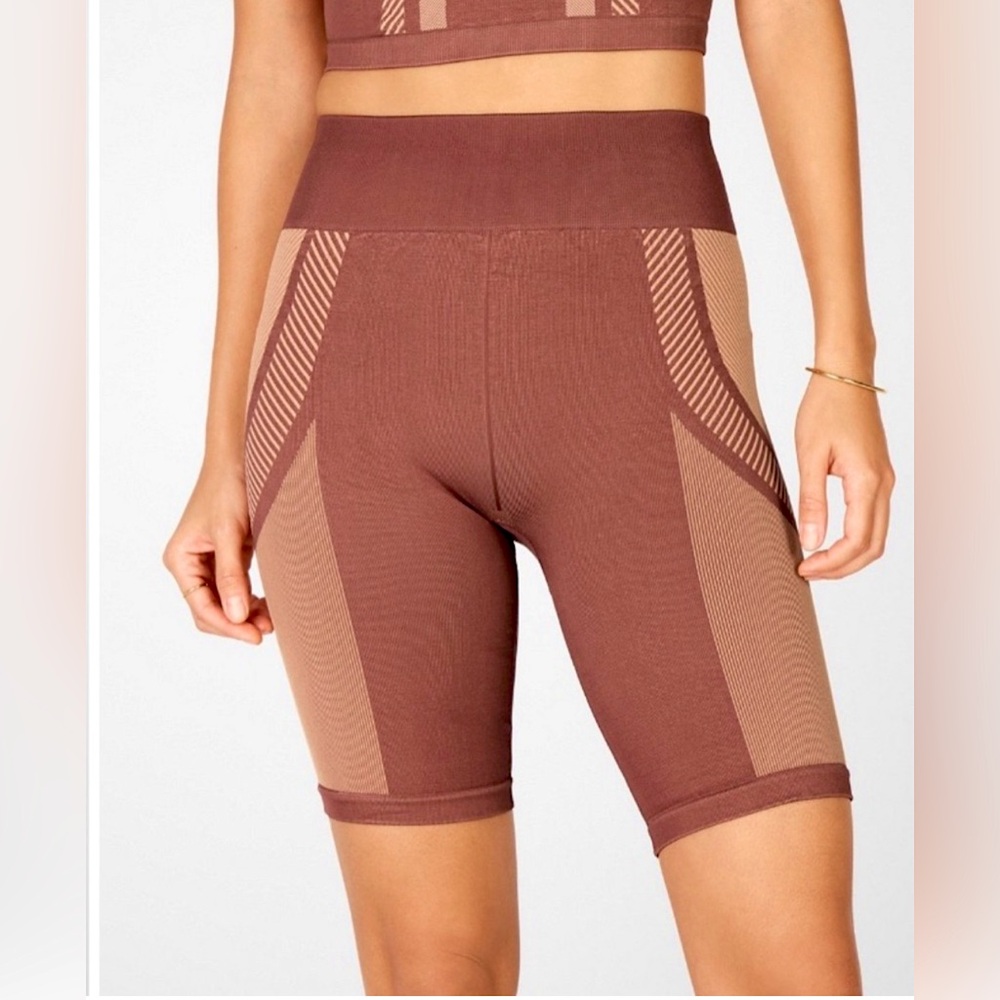 Fabletics high waisted seamless shorts